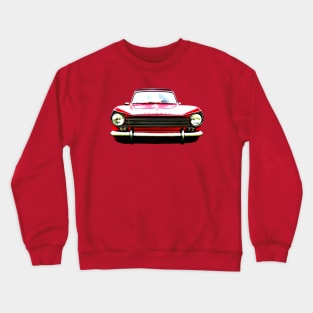 Triumph Herald 13/60 classic 1960s British car red Crewneck Sweatshirt